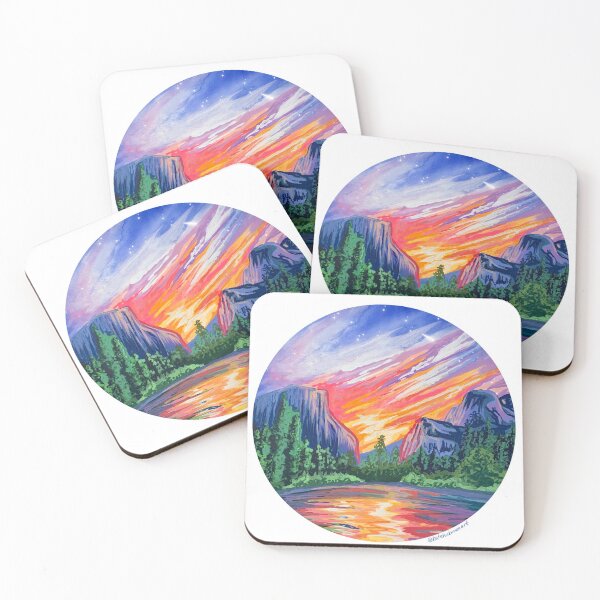 Item preview, Yosemite Circle Sticker designed and sold by katehickman.