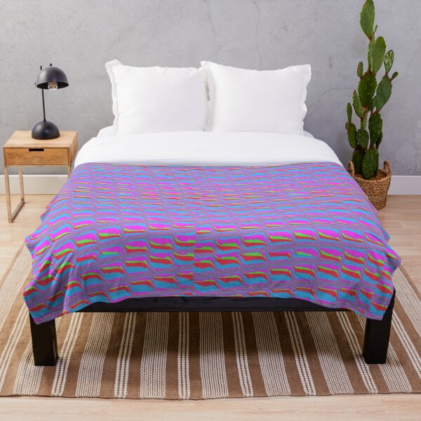 Artikelvorschau, Thaidye Fliesen Blau Rosa und Grün entworfen und verkauft von TH4Designs.