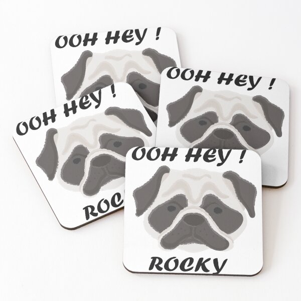 Item preview, OOH HEY ROCKY ! WE LOVE ROCKY ! PUPPY LOVERS GIFT designed and sold by TheAwesomeMiro.