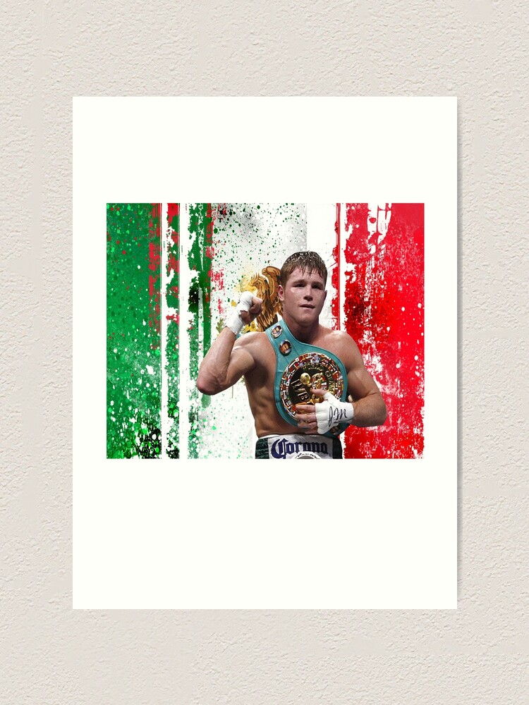 canelo alvarez mexican flag