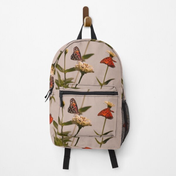 Item preview, Two butterflies around the zinnias  designed and sold by Zina Stromberg.