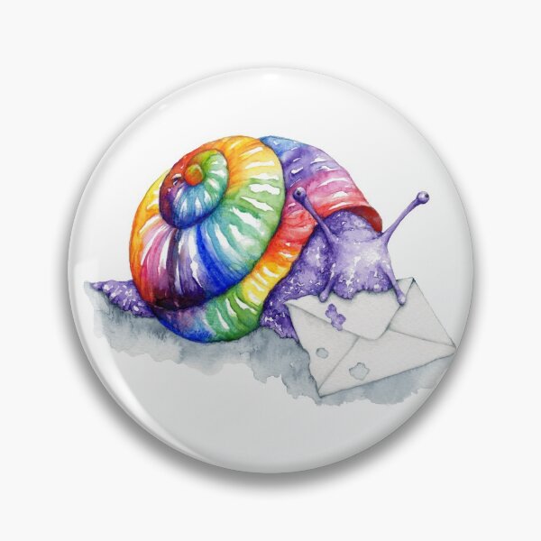 Item preview, Rainbow Snail Mail  designed and sold by Katy Jones.