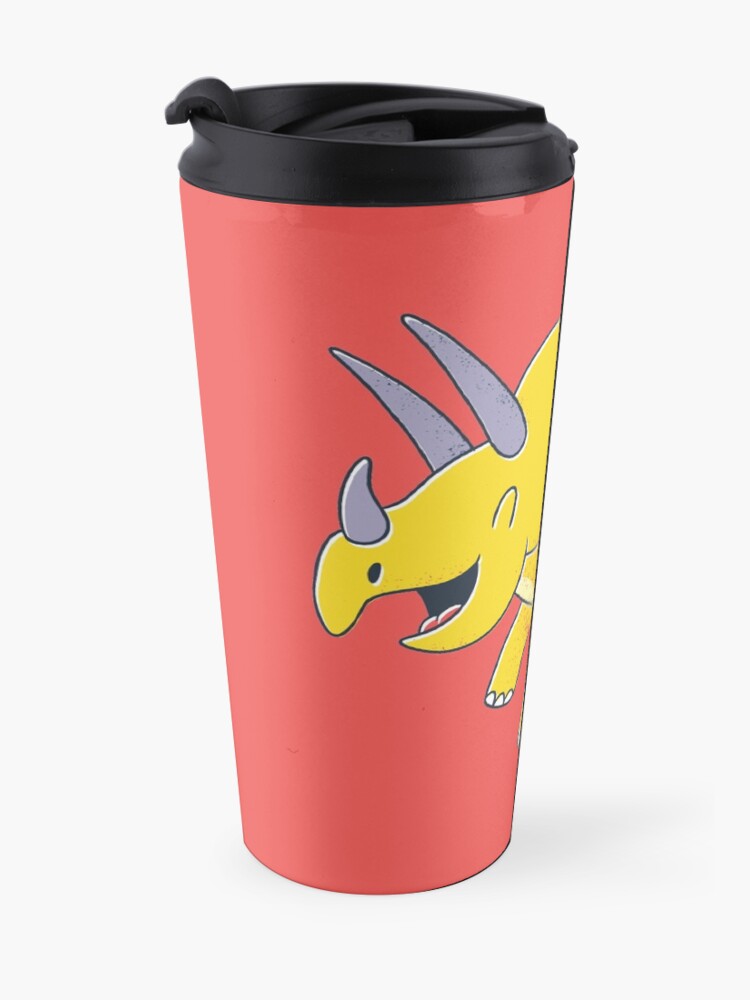 Alternate view of CUTE TRICERATOPS DESIGN Travel Mug