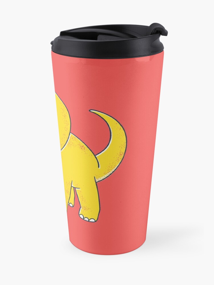 Alternate view of CUTE TRICERATOPS DESIGN Travel Mug