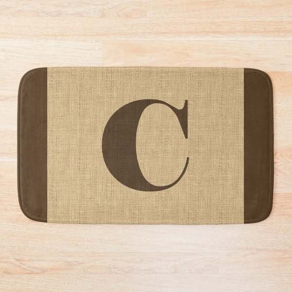Artikelvorschau, Monogramm-Sackleinen-Initiale C entworfen und verkauft von Elsy's Art.