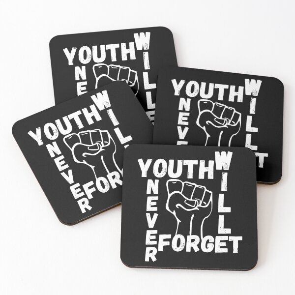 Item preview, Youth will never Forget, We will remember every social/racial injustice, We will protest, We are not alone and together we'll Rise designed and sold by SAVWIS.
