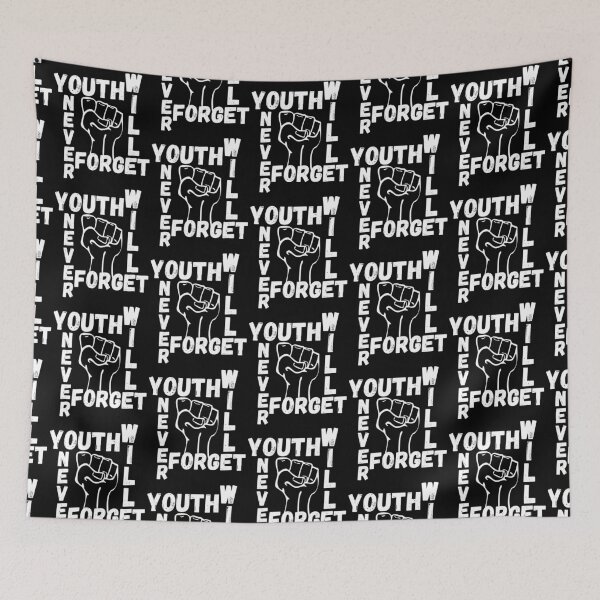 Item preview, Youth will never Forget, We will remember every social/racial injustice, We will protest, We are not alone and together we'll Rise designed and sold by SAVWIS.