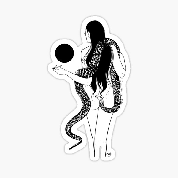 Snake. Sticker