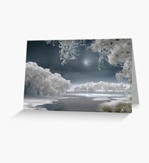 Winter Lake Greeting Card