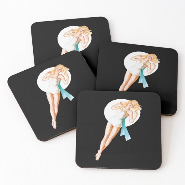 Item preview, Sexy Vintage Pin Up Girl Sleeping Blonde designed and sold by digitalvintage.