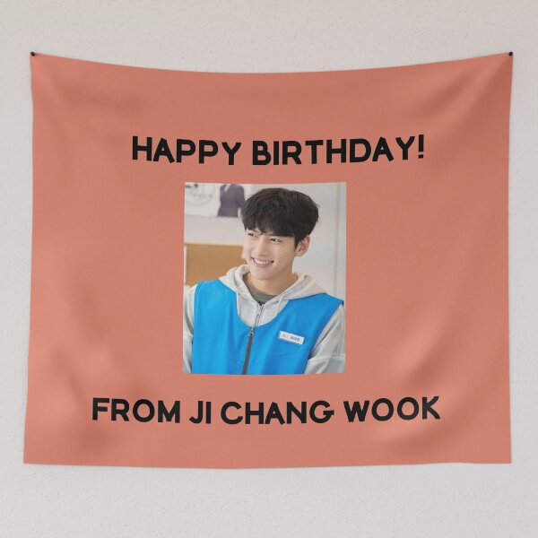 Item preview, Happy Birthday From Ji Chang Wook  designed and sold by kpopkdramamerch.