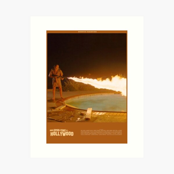 Custom poster ONCE UPON A TIME IN HOLLYWOOD Art Print