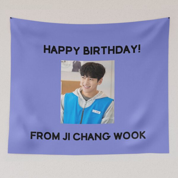 Item preview, Happy Birthday From Ji Chang Wook  designed and sold by kpopkdramamerch.