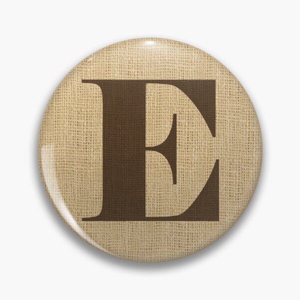 Item preview, Monogram Burlap Initial E designed and sold by Elsy's Art.