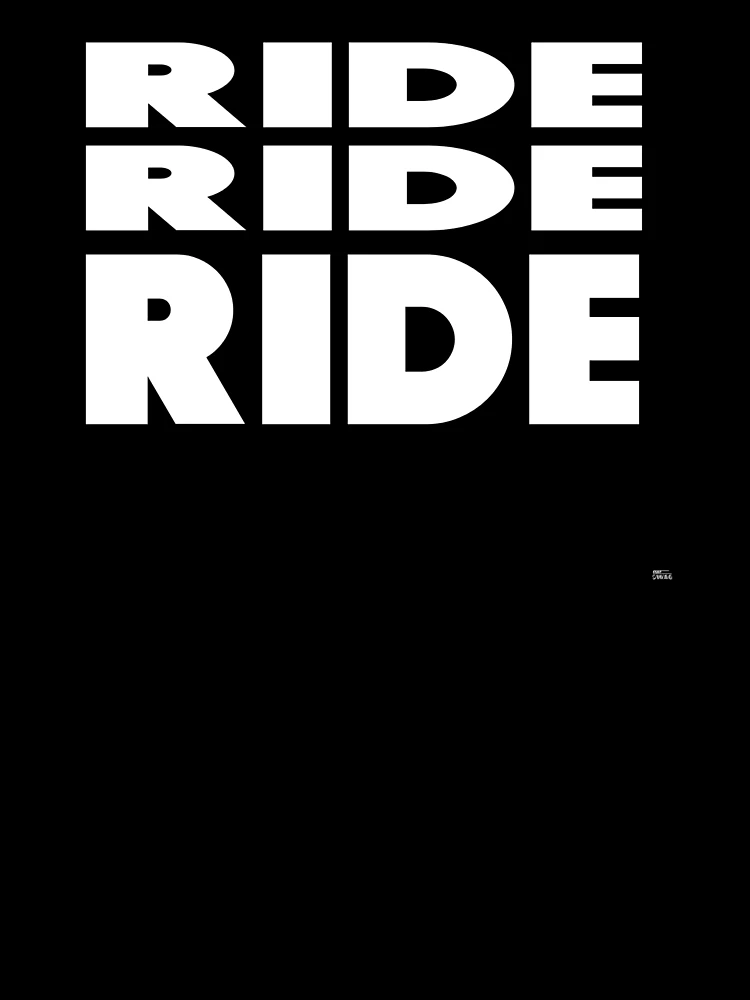 Thumbnail 7 of 7, Oversized T-Shirt, Ride Ride Ride designed and sold by themaskgod.