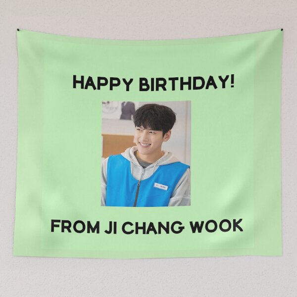 Item preview, Feliz cumpleaños de Ji Chang Wook designed and sold by kpopkdramamerch.