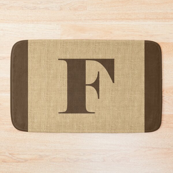 Artikelvorschau, Monogramm-Sackleinen-Initiale F entworfen und verkauft von Elsy's Art.