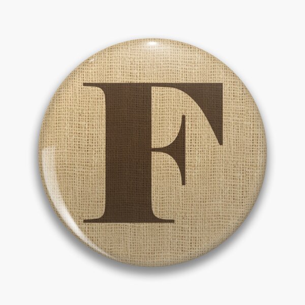 Item preview, Monogram Burlap Initial F designed and sold by Elsy's Art.