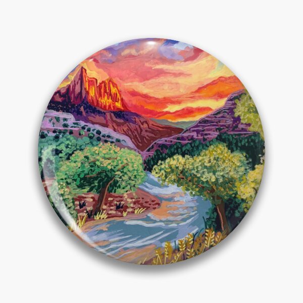 Item preview, Zion Rectangle Sticker, No Text designed and sold by katehickman.