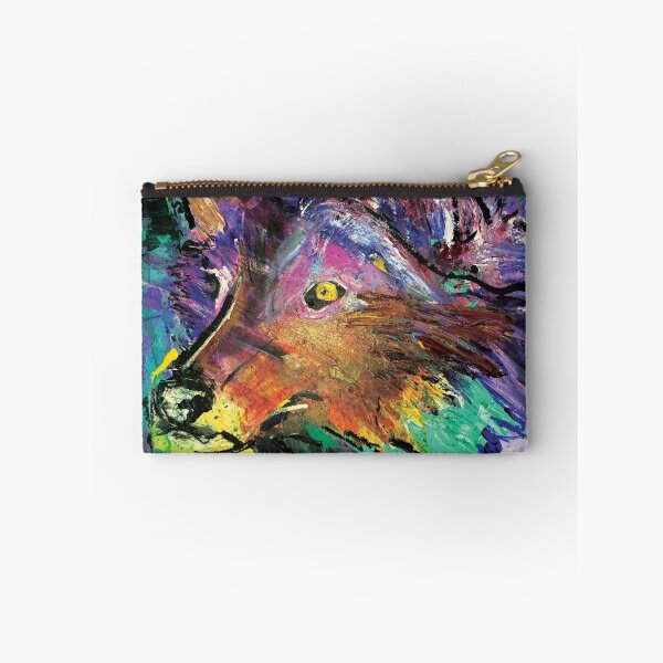 Item preview, Locura del color del lobo designed and sold by ExtemporeArt.