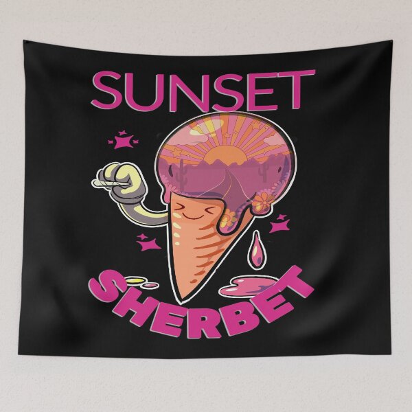 Item preview, Cannabis Strains Sunset Sherbet Kawaii designed and sold by Coder-T.