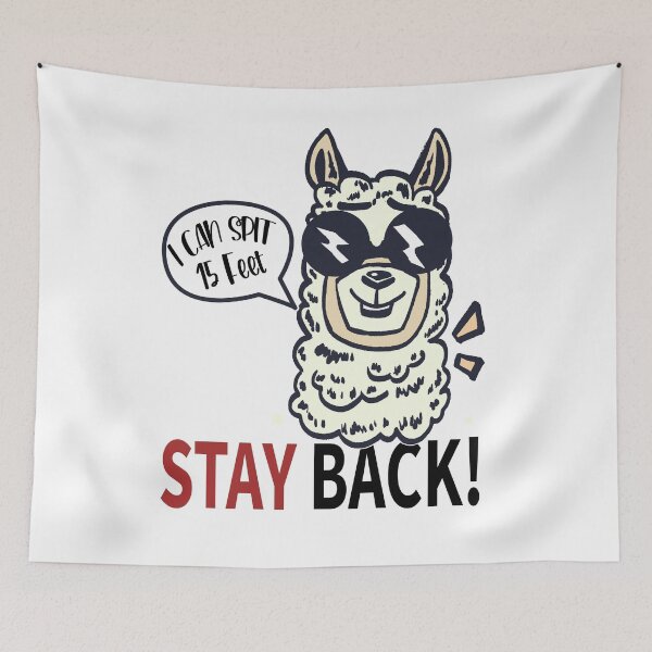 Item preview, I can Spit 15 Feet Funny Llama designed and sold by hayatdesign.