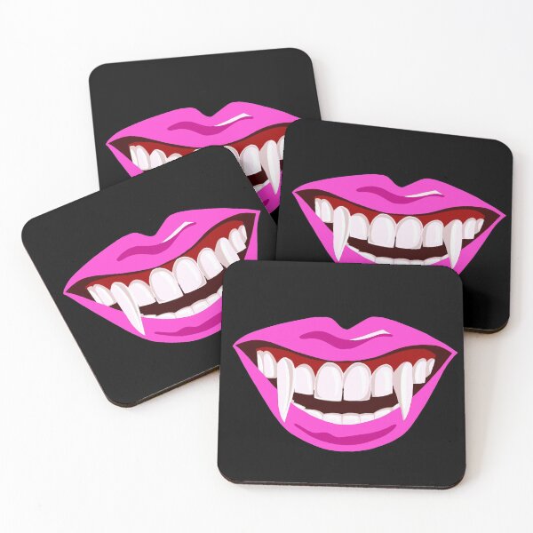 Item preview, Halloween Dracula vampire fags mouth pink designed and sold by PG Illustration.