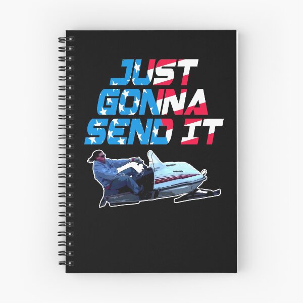 Item preview, Just Gonna Send It - Snowmobile Gift - Larry Enticer Design - Snowcross American Flag designed and sold by Sean Moon.
