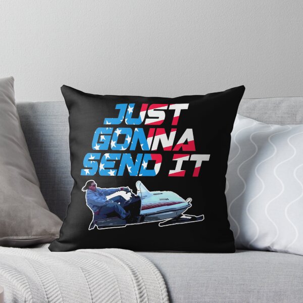 Item preview, Just Gonna Send It - Snowmobile Gift - Larry Enticer Design - Snowcross American Flag designed and sold by Sean Moon.