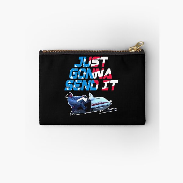 Item preview, Just Gonna Send It - Snowmobile Gift - Larry Enticer Design - Snowcross American Flag designed and sold by Sean Moon.