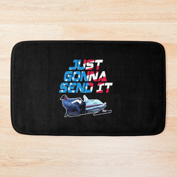 Item preview, Just Gonna Send It - Snowmobile Gift - Larry Enticer Design - Snowcross American Flag designed and sold by Sean Moon.