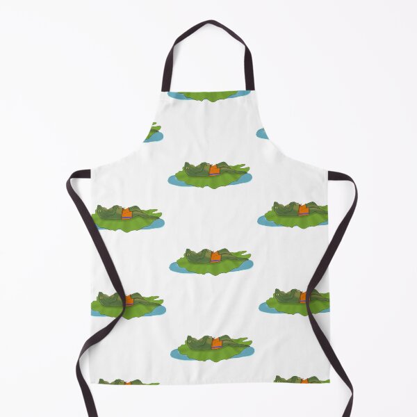 Item preview, Chill frog on vacation designed and sold by AJoyfulArt.