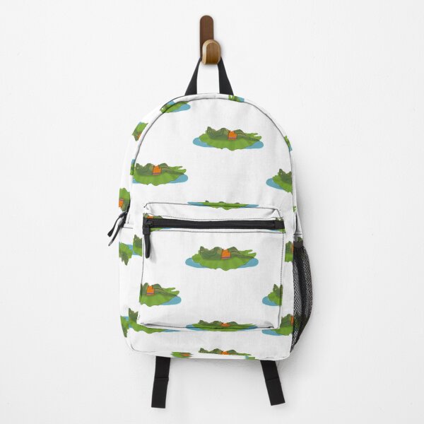 Item preview, Chill frog on vacation  designed and sold by AJoyfulArt.