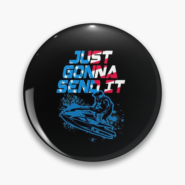Item preview, Just Gonna Send It - Jet Ski Gift - Jet Skiing Design - FJet Skier American Flag designed and sold by Sean Moon.