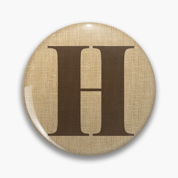 Artikelvorschau, Monogramm-Sackleinen-Initiale H entworfen und verkauft von Elsy's Art.
