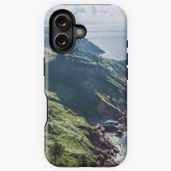 Vista previa del artículo con la obra «Vista aérea del acantilado de San Sebastián, Donostia, España en un hermoso día de verano.», diseñado y vendido por anytka.