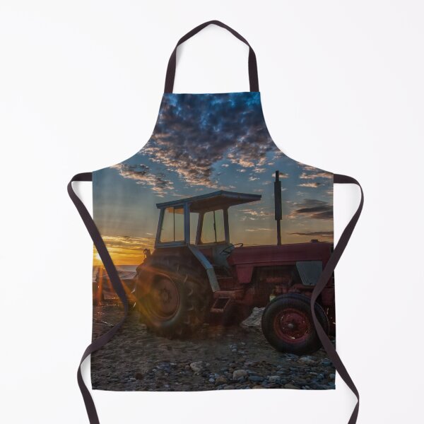 Item preview, Tractor on the Beach at Sunrise designed and sold by Steve H Clark.