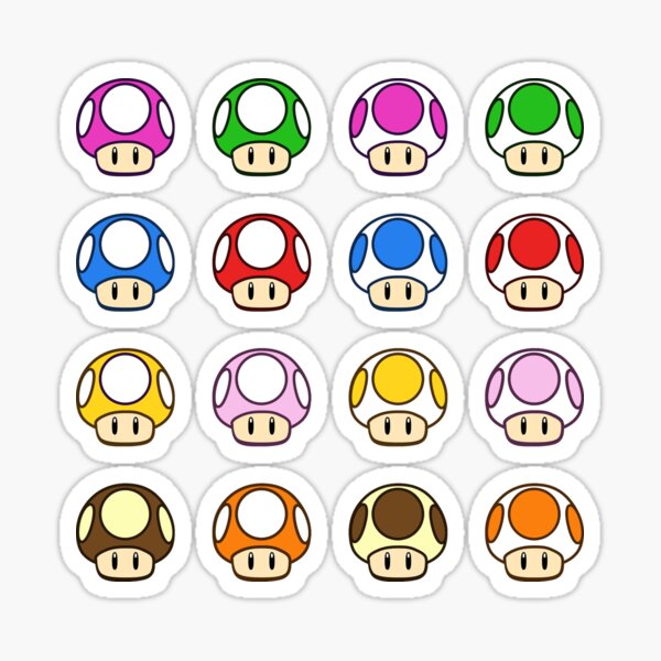 Big Shroom Family Sticker
