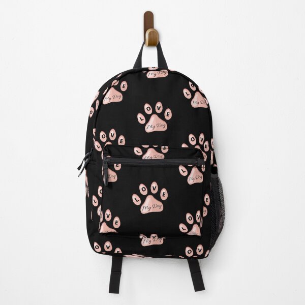 Item preview, Love my Dog Pink Paw Print designed and sold by Paulele.