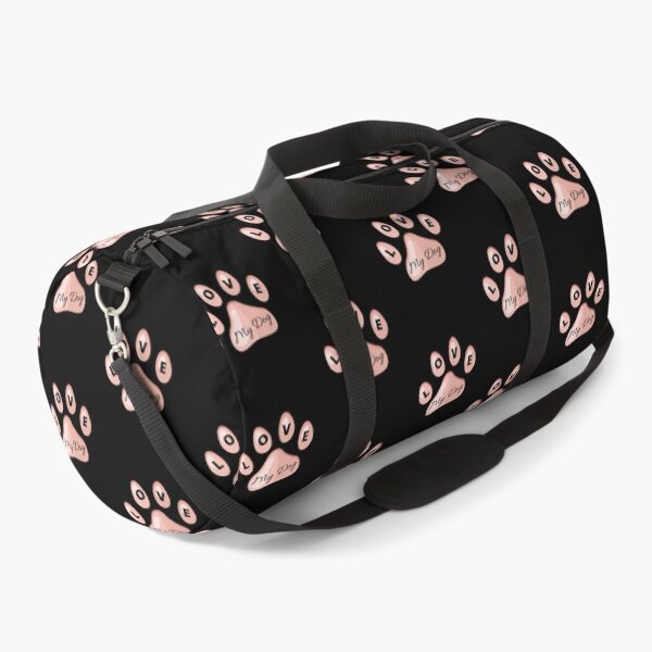 Item preview, Love my Dog Pink Paw Print designed and sold by Paulele.