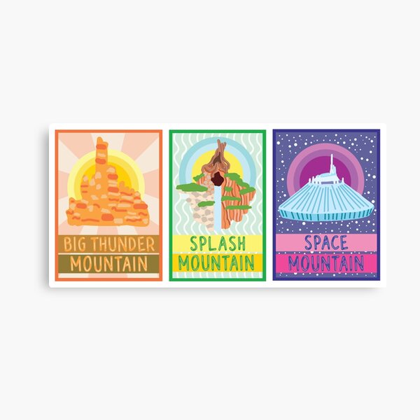 Item preview, Ride Mountains Poster Trio designed and sold by laughingplace55.