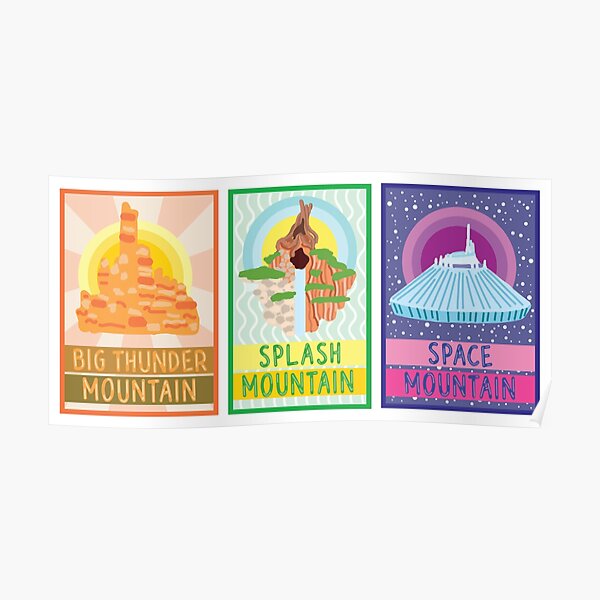 Ride Mountains Poster Trio Poster