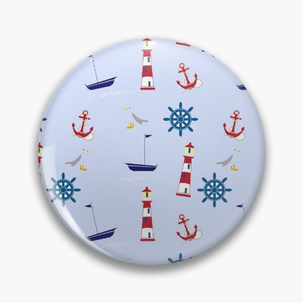 Item preview, Cool and Popular Nautical Anchor Boat Ship, a Marine Pattern designed and sold by corner-shop.