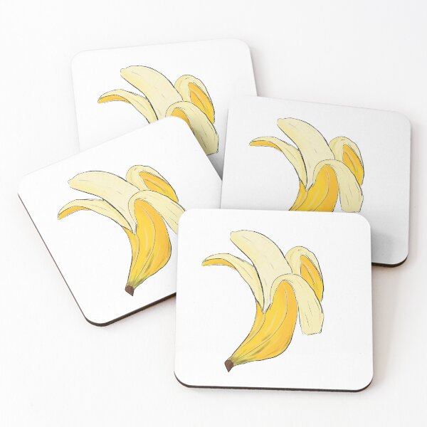 Item preview, Peeled banana illustration  designed and sold by AJoyfulArt.