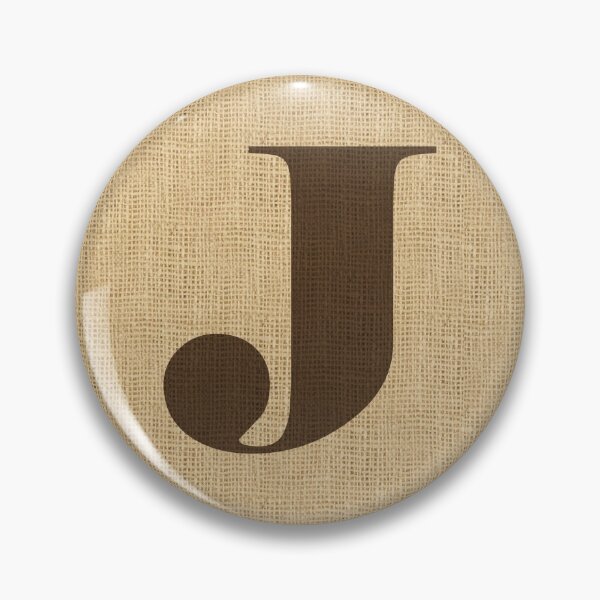 Item preview, Monogram Burlap Initial J designed and sold by Elsy's Art.