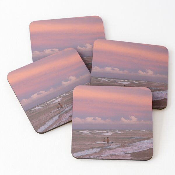 Item preview, surf at sunset designed and sold by coolorangesocks.