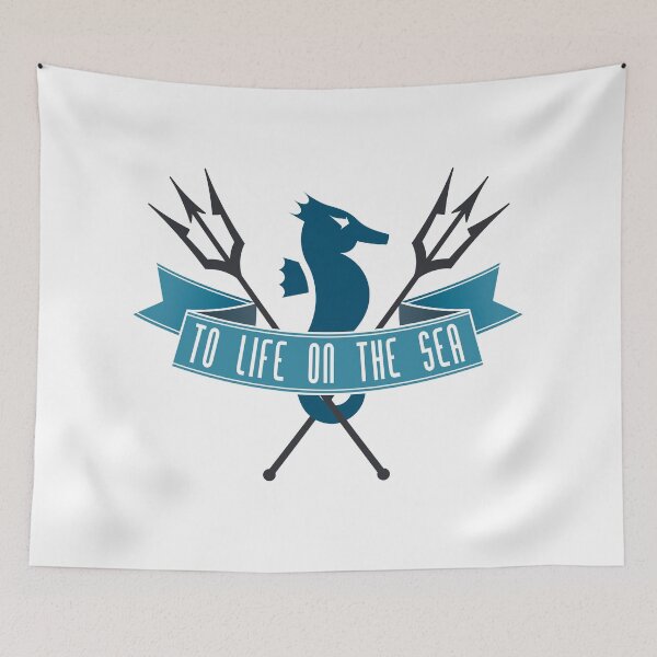 Item preview, TO LIFE ON THE SEA designed and sold by lucidfrog.