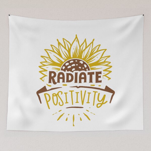Item preview, Radiate Positivity Sunflower designed and sold by OnlyGoodVibesZ.