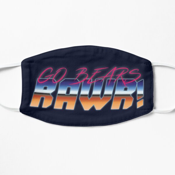 Go Bears RAWR 80's vibe Mask