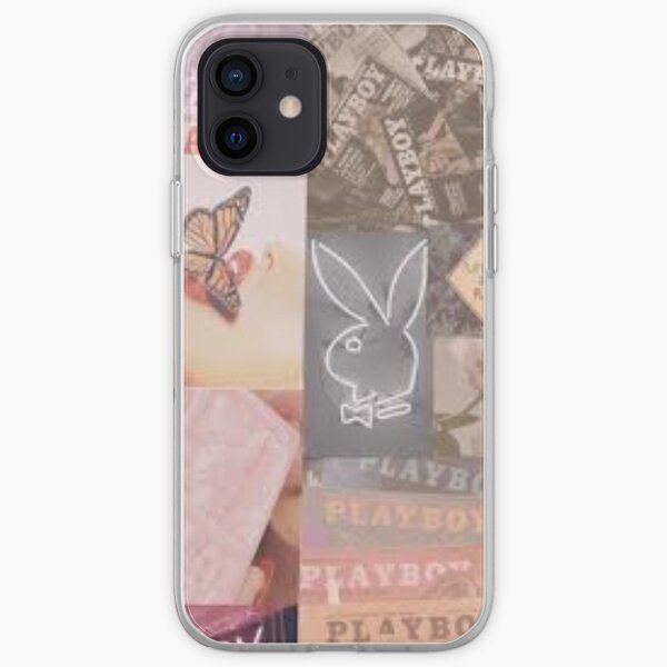 Playboy logo wallpaper iPhone Soft Case